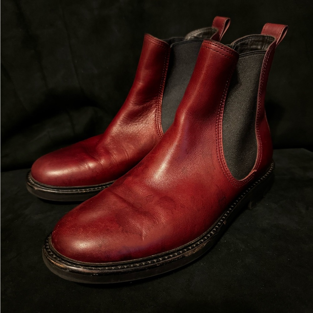 Coach Chelsea Boots in Oxblood Sport Calf Leather